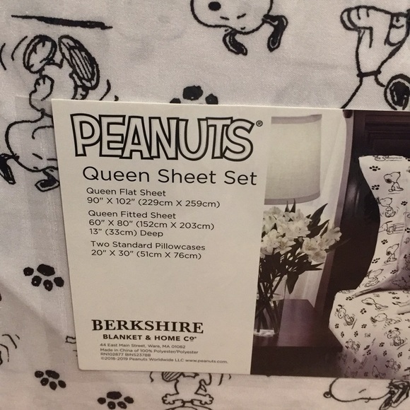 Snoopy peanuts queen sheet set - Picture 6 of 7